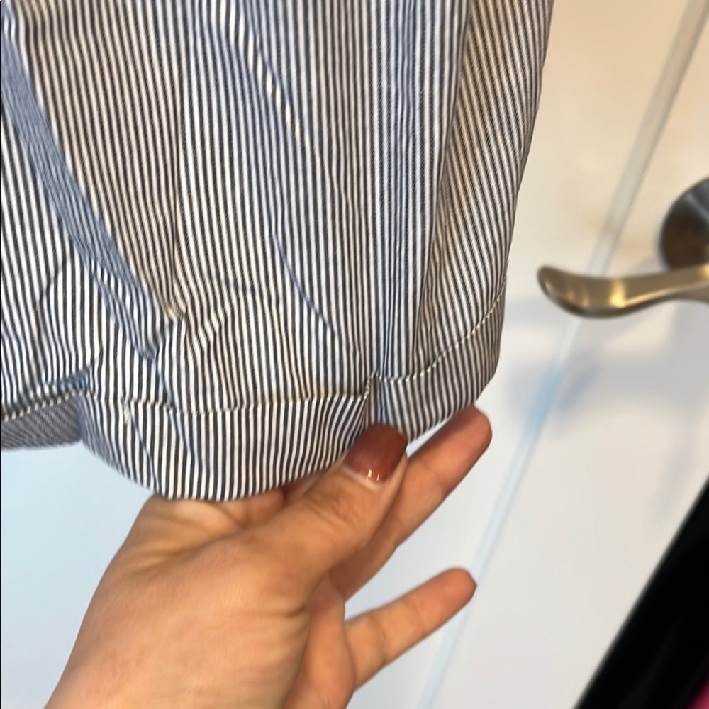 Gray Button-Up Romper - Picture 7 of 13